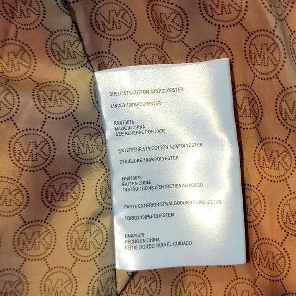 Michael Kors Hooded Rain Coat - Picture 4 of 8